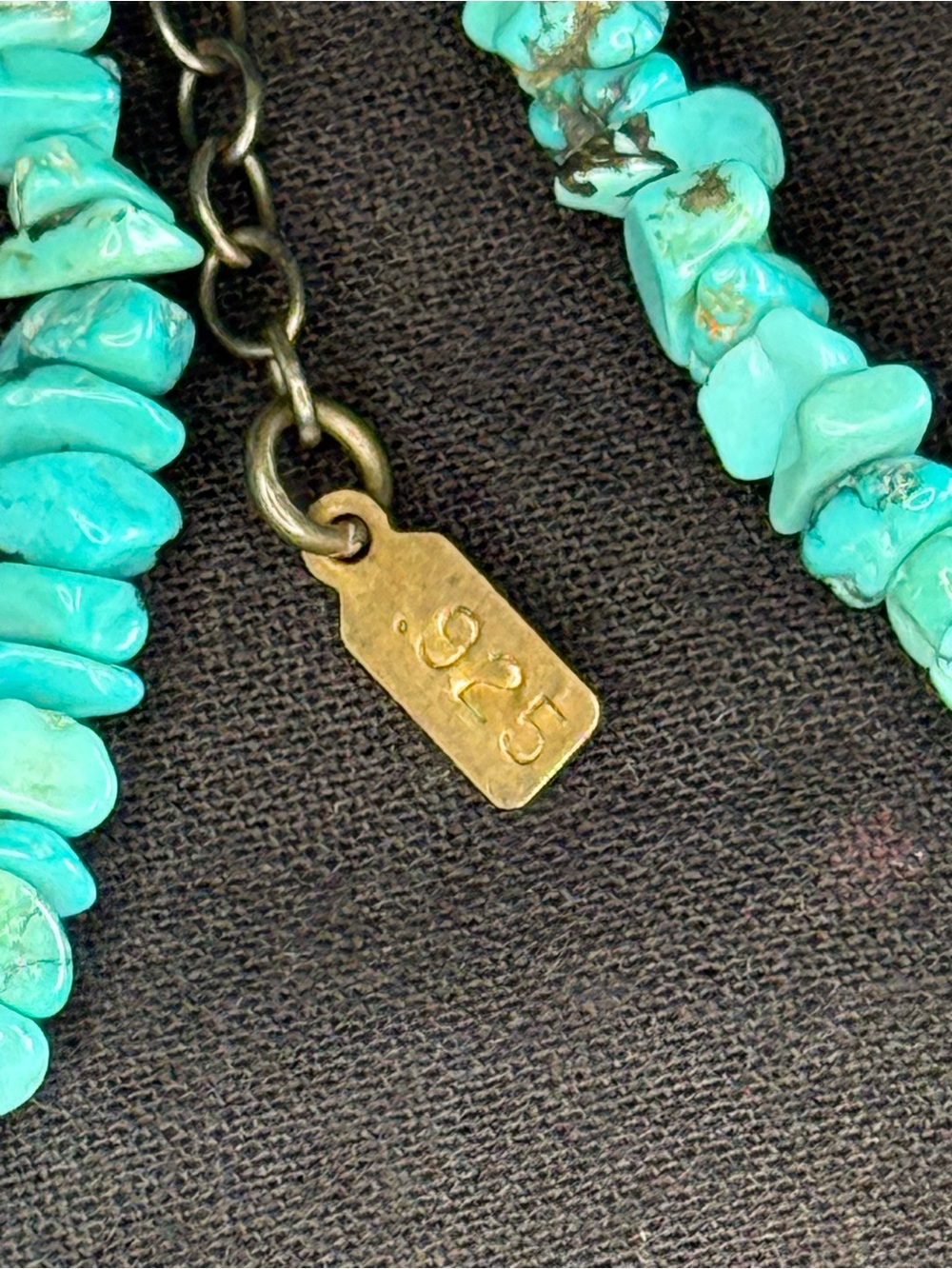 Peyote Bird 925 Turquoise Double Strand Necklace - Picture 3 of 10